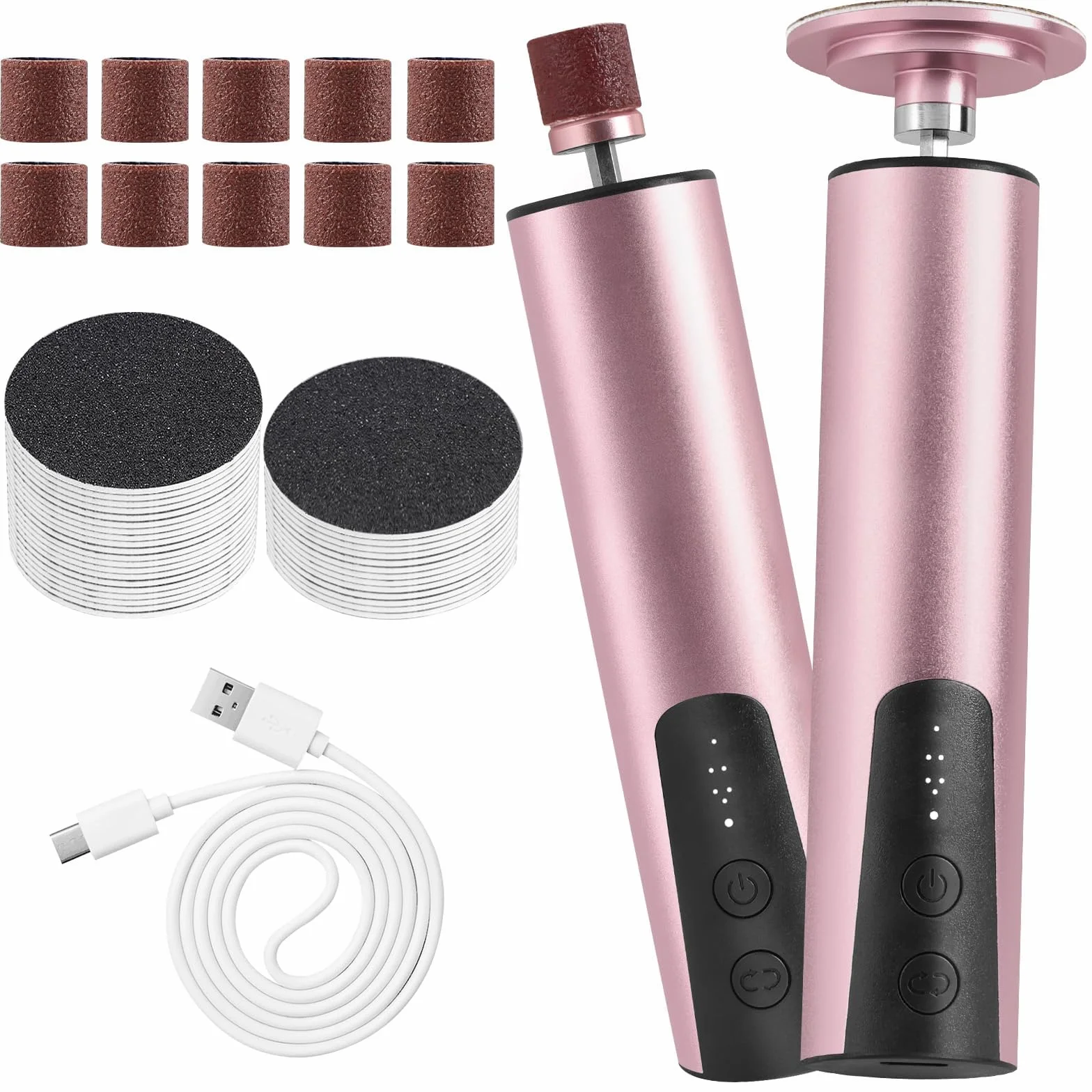 ACWOO Pedicure Elettrico Professionale Piedi, Lima Elettrica Velocità Regolabile, Set Rimozione Calli Ricaricabile