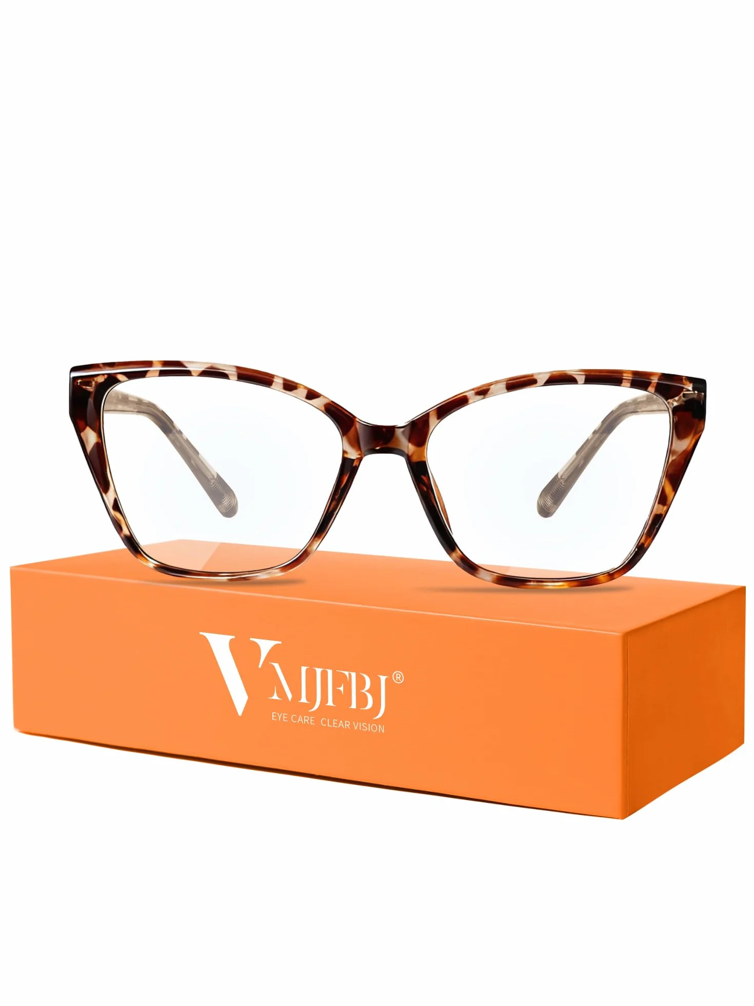 Occhiali Anti Luce Blu Donna Cat Eye TR90 Leggeri Computer Gaming Protezione Occhi Tartarugato