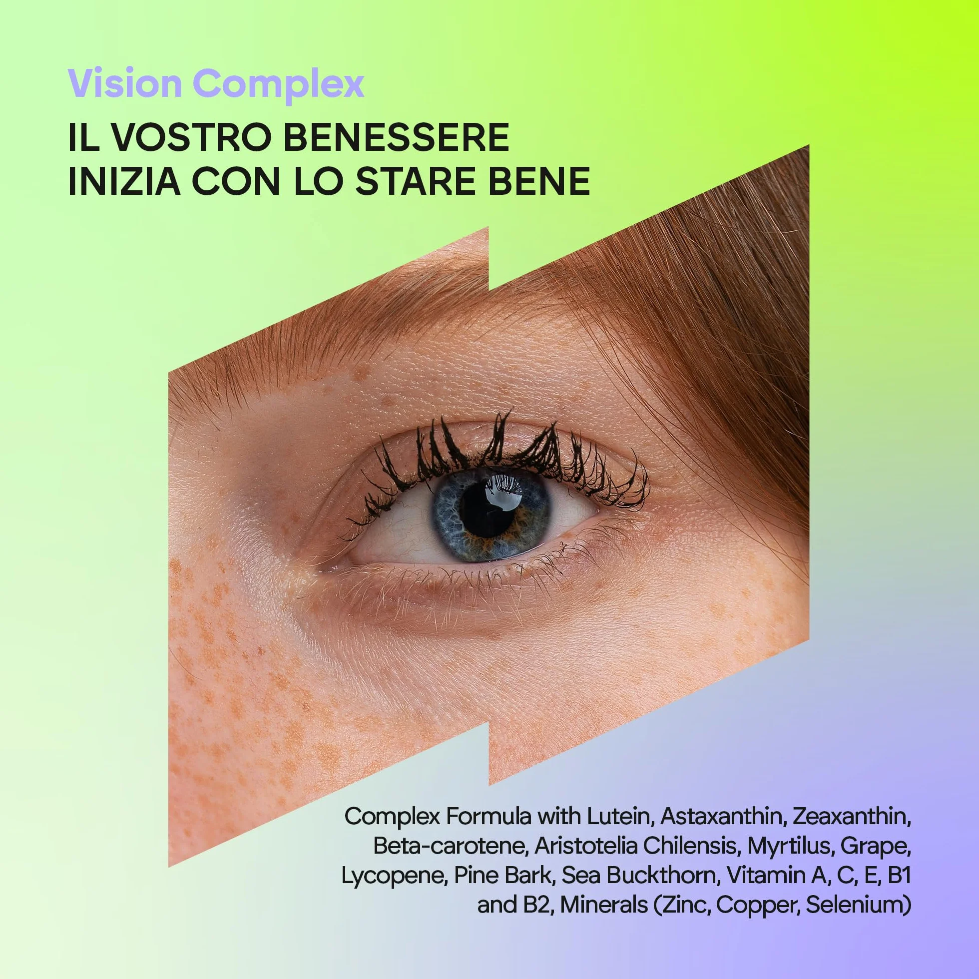 Nutralie Vision Complex Luteína + Zeaxantina + Astaxantina - 60 Capsule per gli Occhi