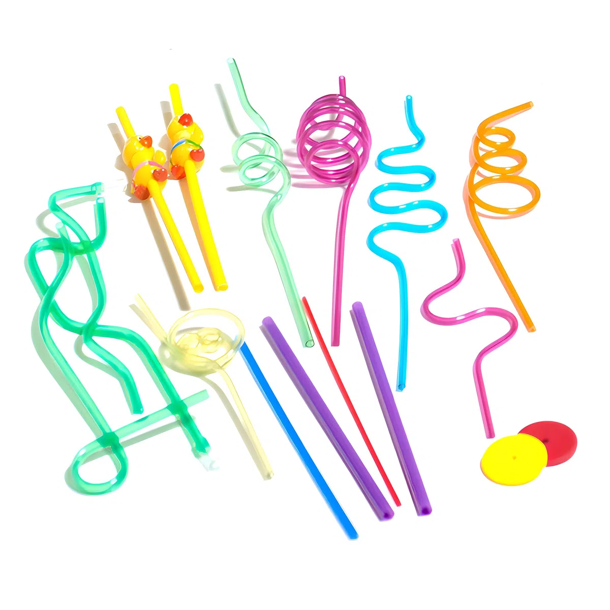 TalkTools Kit per Terapia con Cannucce - 6 Pezzi, Plastica, Riutilizzabile, Strumento Terapeutico