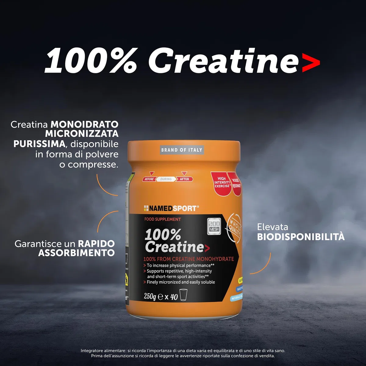 NAMEDSPORT Star Whey Isolate Proteine 750g Cioccolato + 100% Creatine in Polvere 250 g | Proteine del Siero del Latte e Creatina | Massa Muscolare e Recupero | Low Sugar & High Protein