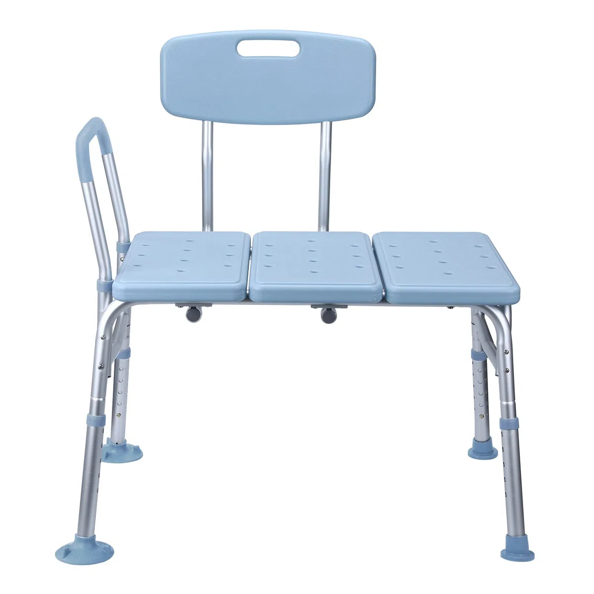 UISEBRT - Sedile per vasca da bagno, regolabile in altezza, per anziani, con schienale e braccioli, antiscivolo, sedia da doccia con aiuto per l'ingresso nella vasca, fino a 150 kg