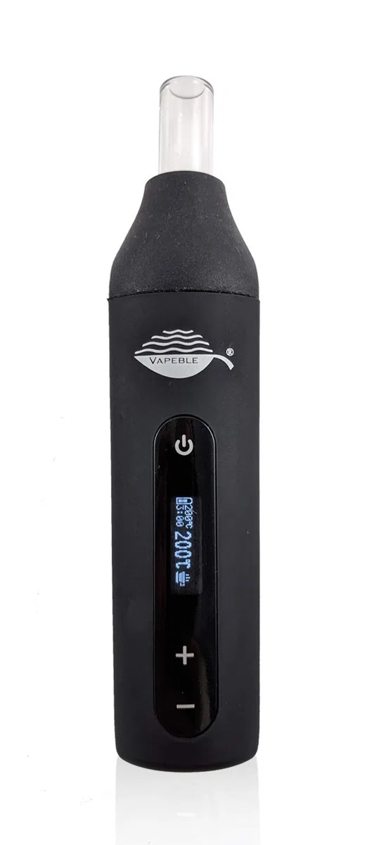 Vaporizzatore Pen Vapeble Nebel Vaporizer con bocchino in vetro display OLED e controllo continuo della temperatura Evaporator rende super Vape per erbe infestanti ed erbe aromatiche