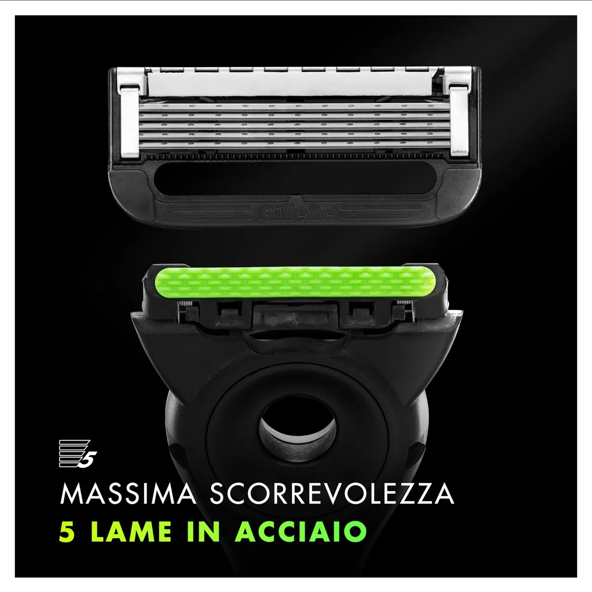 Gillette Labs Xxl Lamette da Barba per Rasoio Barba Manuale, 16 Lamette Gillette di Ricambio da 5 Lame, Rasatura Profonda Duratura, Comfort e Profondità, Compatibile con i Rasoi Labs, per Rasoio Uomo