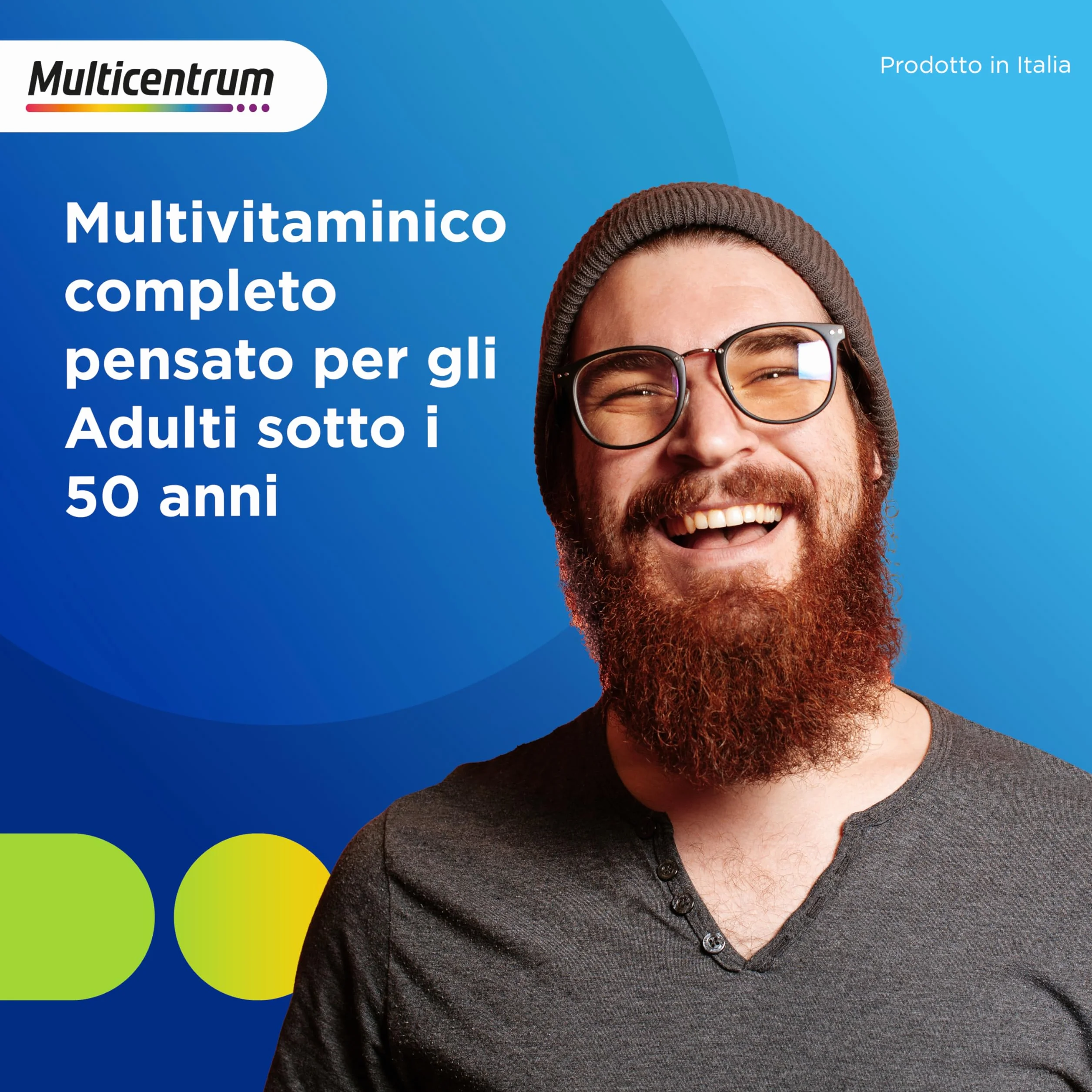 Multicentrum Uomo Integratore Alimentare Multivitaminico Completo, 60 Compresse