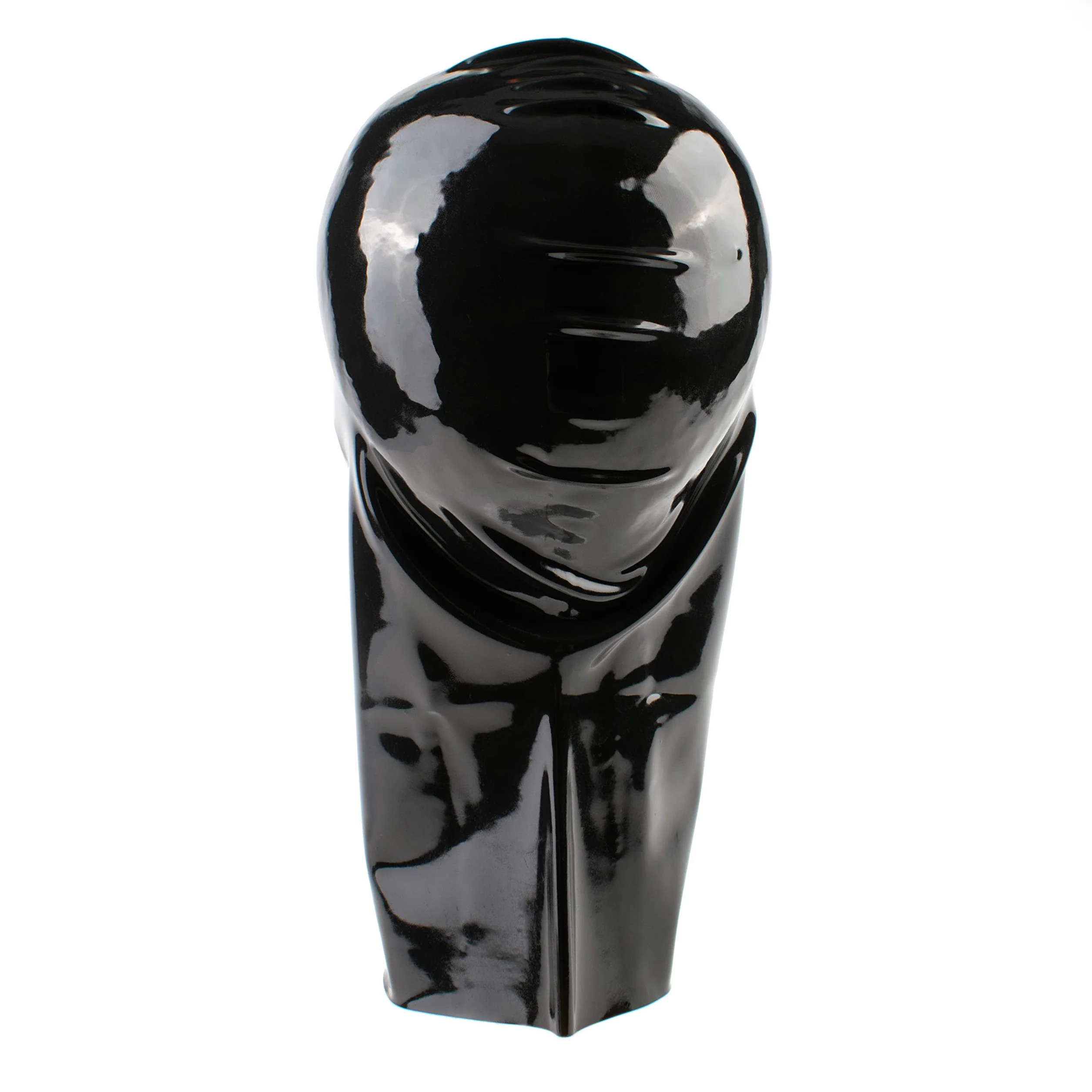 Rubberfashion Maschera di lattice Cappuccio con aperture per bocca naso occhi
