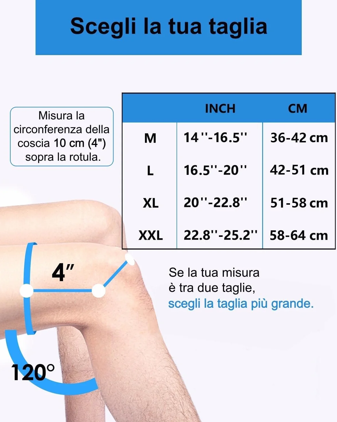 ABYON ELITE Ginocchiera Regolabile Antiscivolo con Stabilizzatori Laterali per Dolore Artrite LCA Menisco
