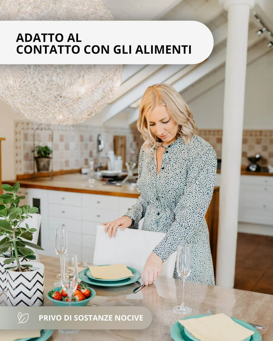 Pellicola Trasparente Proteggi Tavolo PVC Effetto Vetro 1,5 mm Impermeabile Antimacchia 80x120 cm