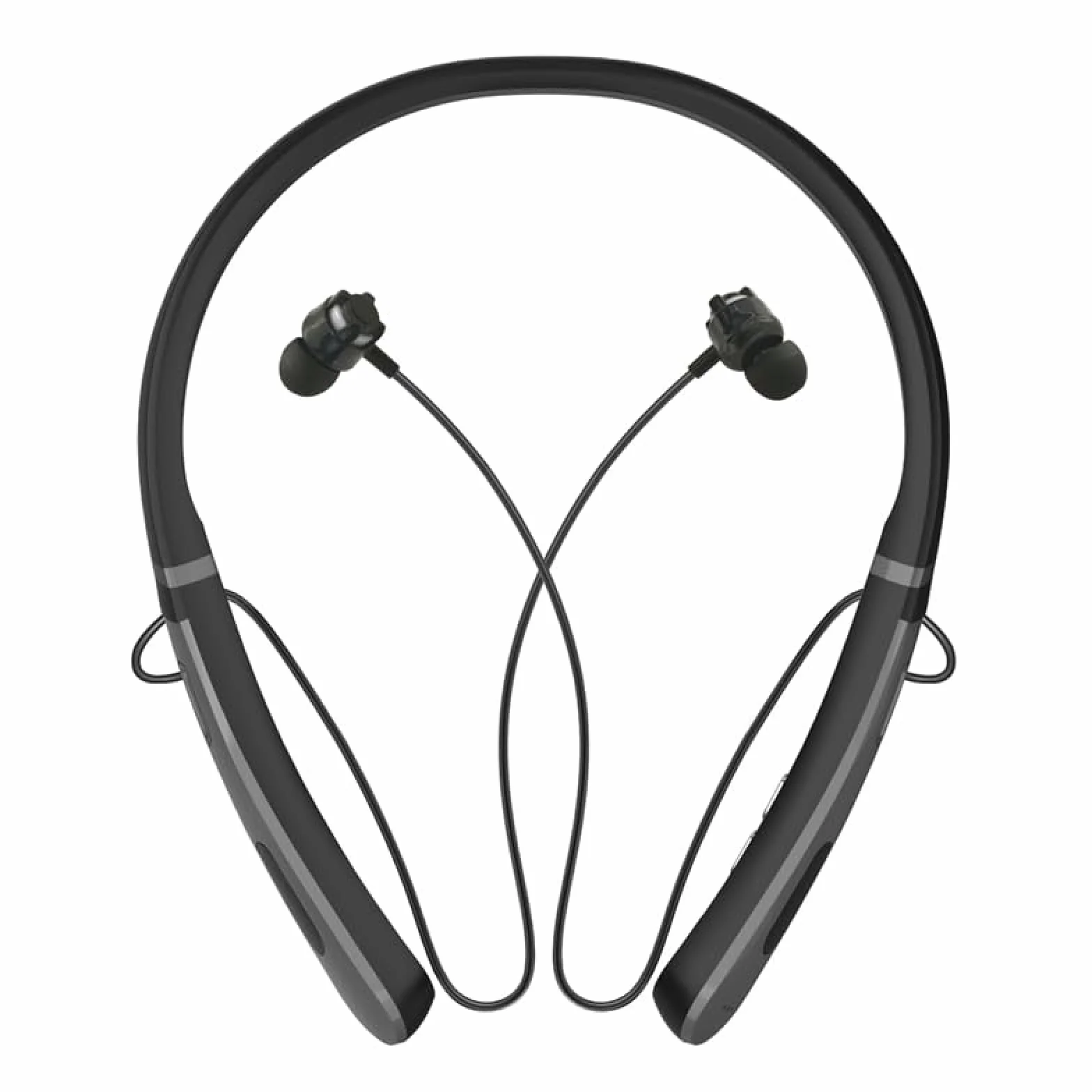Amplificatore per udito professionale da collo e cuffie Bluetooth in uno; ambiente di amplificazione del rumore più forte, ideale per anziani o persone con problemi di udito