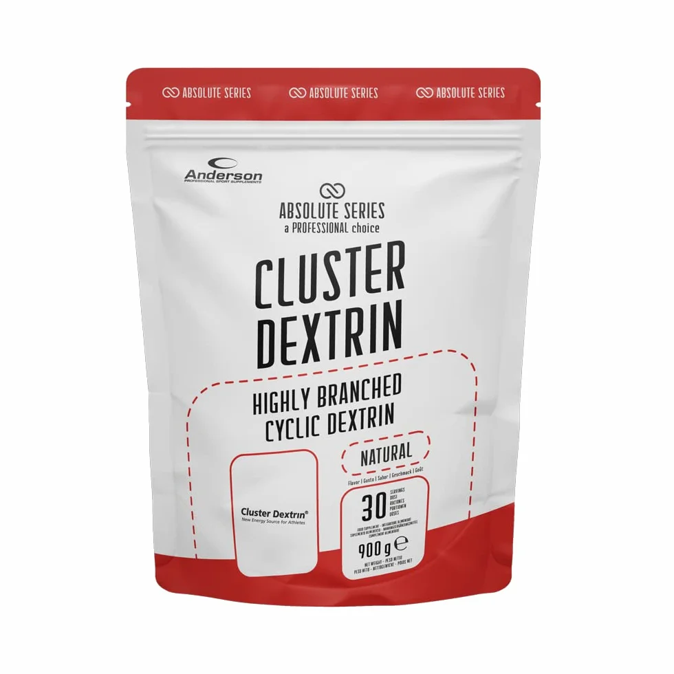 Absolute Series Anderson Pre Workout 900g Cluster Dextrin® gusto neutro 0 zuccheri