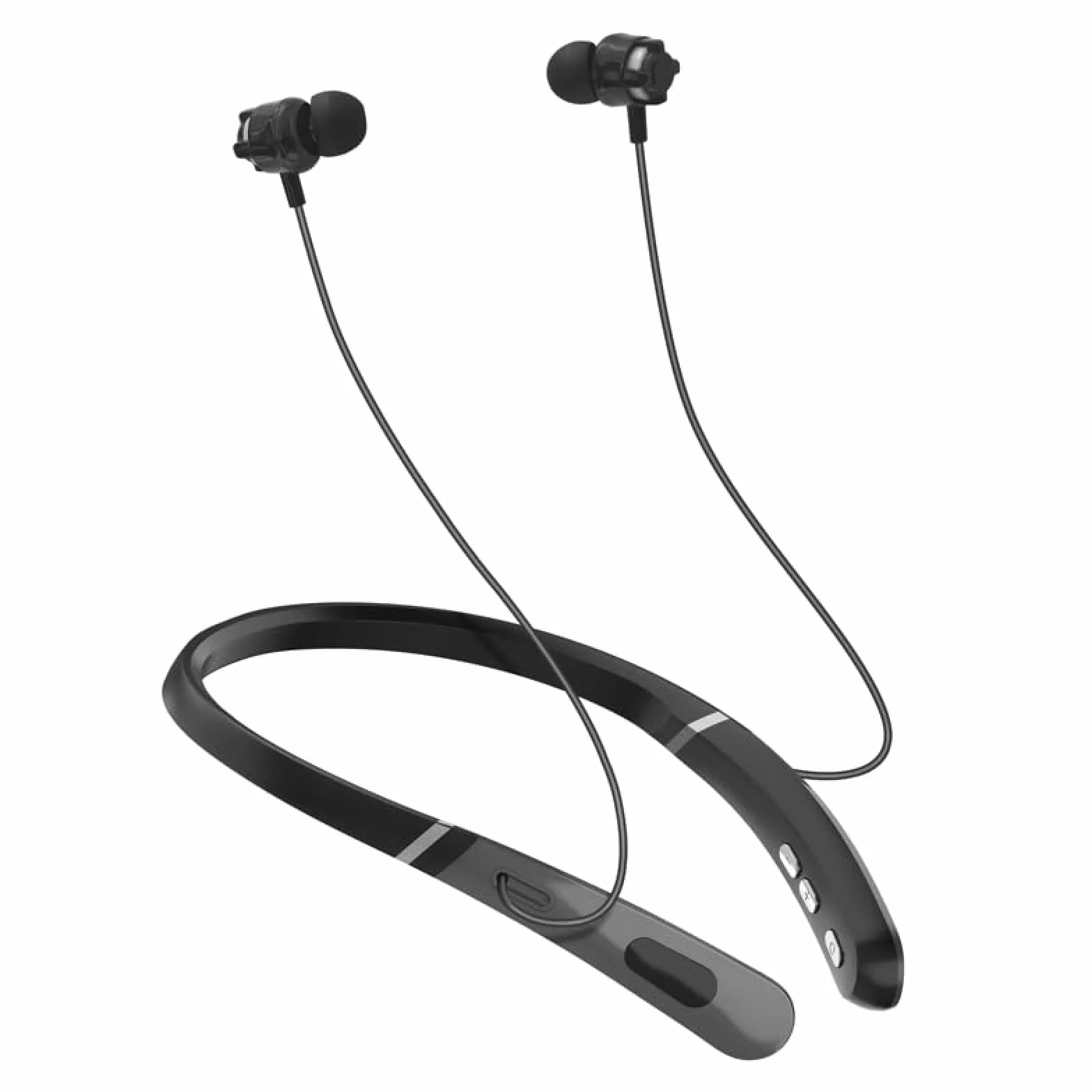 Amplificatore per udito professionale da collo e cuffie Bluetooth in uno; ambiente di amplificazione del rumore più forte, ideale per anziani o persone con problemi di udito
